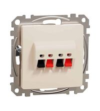 Mecanism priza audio Schneider, incastrat, bej, Sedna Design, SDD112411