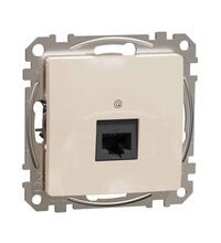 Mecanism priza RJ45 UTP cat.6A, incastrat, bej, Sedna Design, Schneider, SDD112466