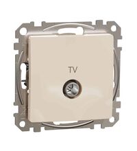 Mecanism priza TV Schneider, intermediara, incastrat, 7dB, bej, Sedna Design, SDD112474