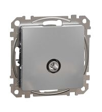 Mecanism priza TV Schneider, de capat, incastrat, 4dB, aluminiu, Sedna Design, SDD113471