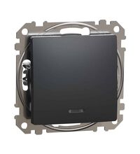 Mecanism intrerupator cu revenire Schneider, incastrat, antracit, Sedna Design, SDD114111L