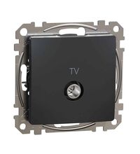 Mecanism priza TV Schneider, intermediara, incastrat, 10dB, antracit, Sedna Design, SDD114478