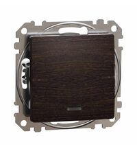 Mecanism intrerupator cap scara 10A Schneider, incastrat, wenge, IP20, Sedna Design, SDD181106L