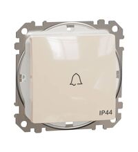 Mecanism intrerupator 10A Schneider, incastrat, bej, IP44, Sedna Design, SDD212131