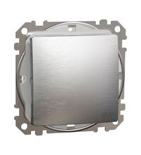 Mecanism intrerupator cap scara 10A Schneider, incastrat, aluminiu patinat, IP44, Sedna Design, SDD270106