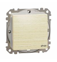 Mecanism intrerupator cap scara 10A Schneider, incastrat, mesteacan, IP44, Sedna Design, SDD280106