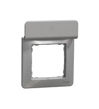 Rama decorativa aparataj unitar Schneider, cu suport pentru telefon, universala, 1 post, aluminiu, Sedna Design, SDD313809