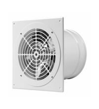 Ventilator centrifugal de joasa presiune, industrial, 200mm, S, argintiu, Europlast, ZSMK