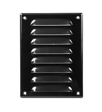 Grila de ventilare, metalic, rectangular, 140x190mm, negru, MR14105-2628, Europlast, MR1419M
