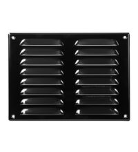 Grila de ventilare, metalic, rectangular, 260x190mm, negru, MR14105-2628, Europlast, MR2619M