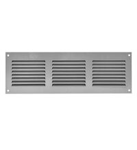 Grila de ventilare, metalic, rectangular, 300x100mm, gri, MR1010-5050, Europlast, MR3010P