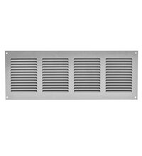 Grila de ventilare, metalic, rectangular, 400x150mm, gri, MR1010-5050, Europlast, MR4015P