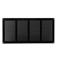 Grila de ventilare, metalic, rectangular, 400x200mm, negru, MR1010-5050, Europlast, MR4020M