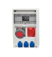 Tablou organizare santier trifazic/monofazic, 12 module, IP44, 230/415VAC, 16A/63A, F-ELEKTRO, 74181.170