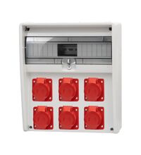 Tablou organizare santier trifazic, 17 module, IP44, 415VAC, /32A, F-ELEKTRO, 74182.5