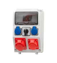 Tablou organizare santier trifazic/monofazic, 9 module, IP44, 230/415VAC, 16A/32A, F-ELEKTRO, F3.0248