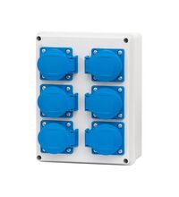 Tablou organizare santier monofazic, IP44, 230VAC, 16A, F-ELEKTRO, F3.0264