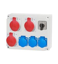 Tablou organizare santier trifazic/monofazic cu intrerupator 0-1(63A), IP44, 230/415VAC, 16A, F-ELEKTRO, F3.0344