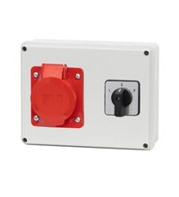 Tablou organizare santier trifazic cu intrerupator 0-1(16A), IP44, 415VAC, 16A, F-ELEKTRO, F3.0778