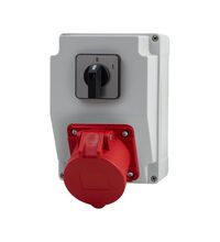 Tablou organizare santier trifazic cu intrerupator 0-1(16A), IP44, 415VAC, 16A, F-ELEKTRO, F3.1873