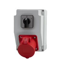 Tablou organizare santier trifazic cu intrerupator L-P(32A), IP44, 415VAC, /32A, F-ELEKTRO, F3.1880