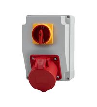 Tablou organizare santier trifazic cu intrerupator de urgenta 0-1(32A), IP44, 415VAC, /32A, F-ELEKTRO, F3.1886