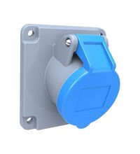 Priza monofazica F-ELEKTRO, IP44, incastrat, 2P+E, 16A, F7.0050