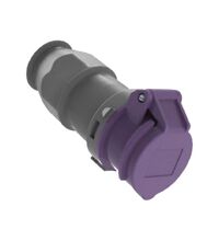 Stecher monofazic 24V, F-ELEKTRO, IP44, mobil, 2P, 16A, F7.0069