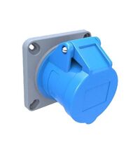 Priza monofazica F-ELEKTRO, IP44, incastrat, 2P+E, 32A, F7.0096