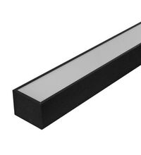 Corp de iluminat LED, 36W, montaj universal, liniar, 3000K, negru, IP20, Lumen
