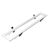 Rama pentru corp de iluminat LED 18W, alb, montaj incastrat, 630x107mm, liniar, Lumen, 21-600