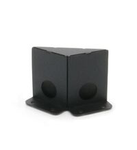 Cot metalic 60 grade cu gaura pentru corp de iluminat SLIM, negru, Lumen, 21-60011