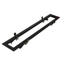 Rama pentru corp de iluminat LED 18W, negru, montaj incastrat, 630x107mm, liniar, Lumen, 21-601
