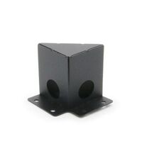 Cot metalic 90 grade cu gaura pentru corp de iluminat SLIM, negru, Lumen, 21-90011