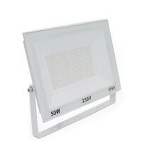 Proiector LED, rectangular, alb, 50W, 6200K, IP65, Lumen, 3-38500