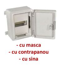 Dulap electric ABS, cu plastroane, usa mata, 280x210x130mm, Freder, IP65