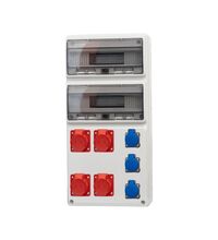 Tablou organizare santier trifazic/monofazic, 32 module, IP44, 230/415VAC, 16A/32A, F-ELEKTRO, 76100.108