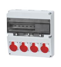 Tablou organizare santier trifazic, 17 module, IP44, 415VAC, 16A, F-ELEKTRO, F3.0489