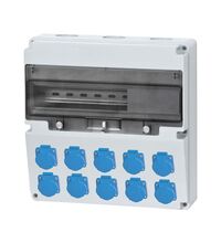 Tablou organizare santier monofazic, 17 module, IP44, 230VAC, 16A, F-ELEKTRO, F3.0515