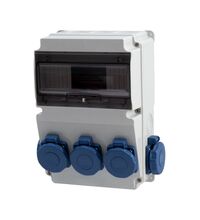 Tablou organizare santier monofazic, 10 module, IP65, 230VAC, 16A, F-ELEKTRO, F3.1794