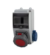 Tablou organizare santier trifazic/monofazic, 5 module, IP65, 230/415VAC, 16A, F-ELEKTRO, F3.1830