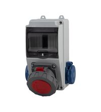 Tablou organizare santier trifazic/monofazic, 5 module, IP65, 230/415VAC, 16A, F-ELEKTRO, F3.1832