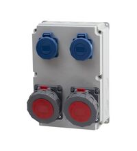 Tablou organizare santier trifazic/monofazic, IP65, 230/415VAC, 16A/32A, F-ELEKTRO, F3.1845