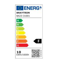 Spot LED, fix, incastrat, rotund, alb, 10W, CCT, Basic, Braytron