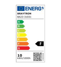 Spot LED, fix, incastrat, rotunda, negru, 10W, CCT, Basic, Braytron
