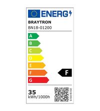 Corp de iluminat LED, 35W, aplicat, 3000K, alb, IP40, Braytron