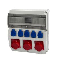 Tablou organizare santier trifazic/monofazic, 15 module, IP44, 230/415VAC, 16A, F-ELEKTRO, F3.2873