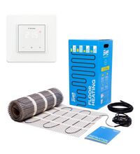 Kit covor incalzire in pardoseala 3.0m² - 160W/m² ZUBR + termostat digital cu temporizator terneo s