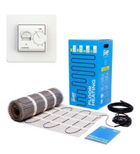 Kit covor incalzire in pardoseala 5.0m² - 160W/m² ZUBR + termostat mecanic terneo mex
