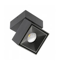 Spot LED, mobil, aplicat, rotund, negru, 8W, 2700-4000K, IP20, GTV